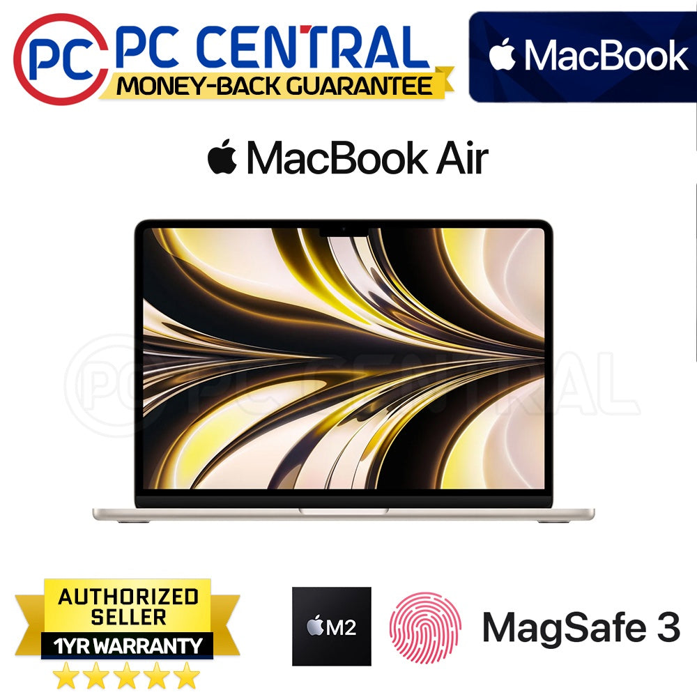 Apple MacBook Air M2 | 13.6-inch | 8C CPU | 8C GPU | 16GB Unified Memory | 256GB SSD