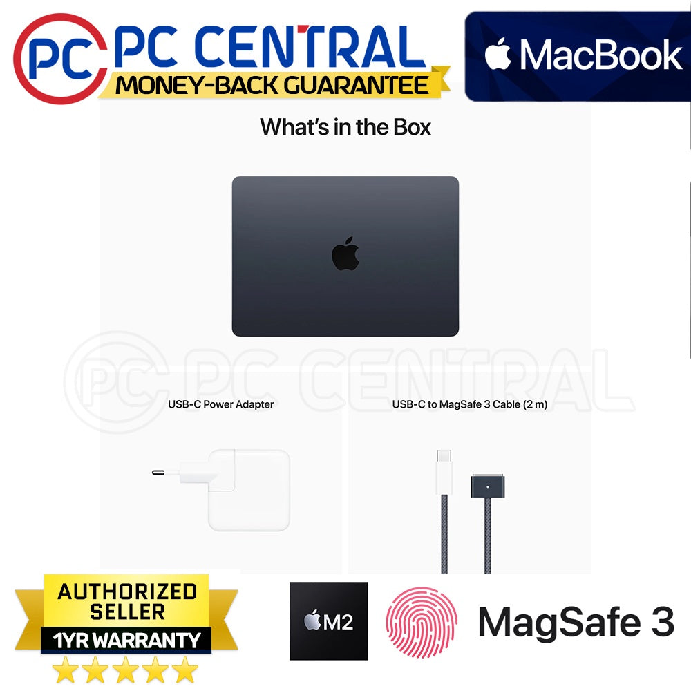 Apple MacBook Air M2 | 13.6-inch | 8C CPU | 8C GPU | 16GB Unified Memory | 256GB SSD
