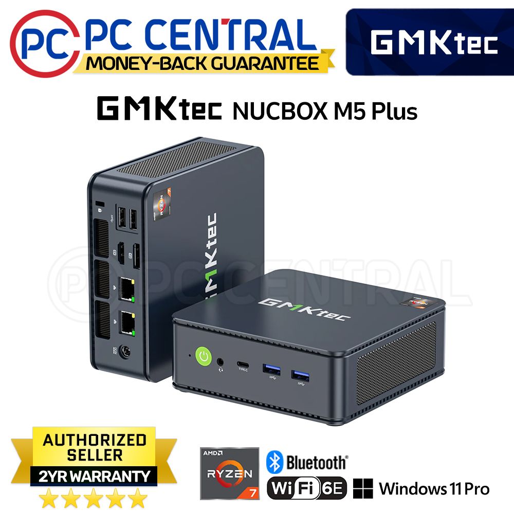 GMKTec Mini PC-NucBox M5 plus | AMD Ryzen 7 5825U | 16GB