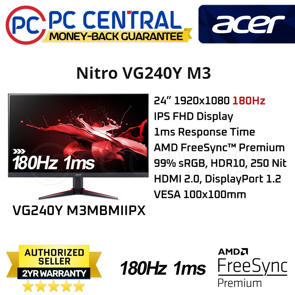 Acer Nitro VG0 VG240Y M3MBMIIPX 24