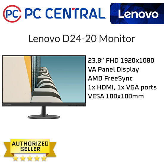 Lenovo D24-20 23.8" Monitor