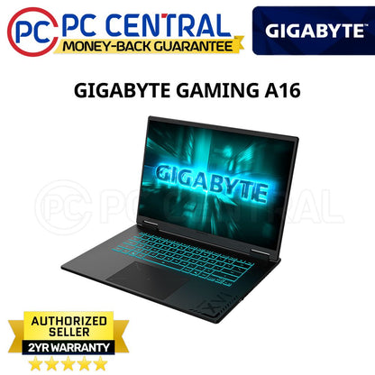 Gigabyte GAMING A16 CTHI3PH893SH |16" WUXGA 165Hz | Intel Core i7-13620H | 16GB DDR5 | 512GB SSD | RTX5050 8GB | Win11 Home | PC Centrall