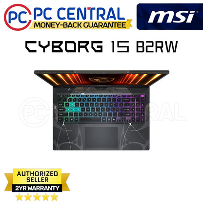 MSI GAMING CYBORG 15 B2RWEKG-249PH | 15.6in FHD 144Hz | Intel Core 5 210H | 16GB DDR5 | 512GB SSD | RTX 5050, 8GB | Win11 Home | PC CENTRAL