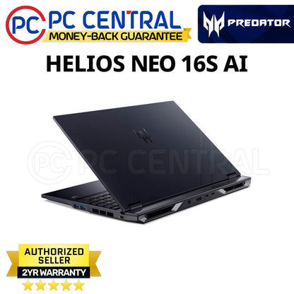ACER HELIOS NEO SLIM 16S AI PHN16S-71-72WE | 16" 240HZ | Ultra 7 255HX | 512GB SSD /16GB RAM /RTX 5060 8GB | WINDOWSS 11 HOME | PC CENTRAL
