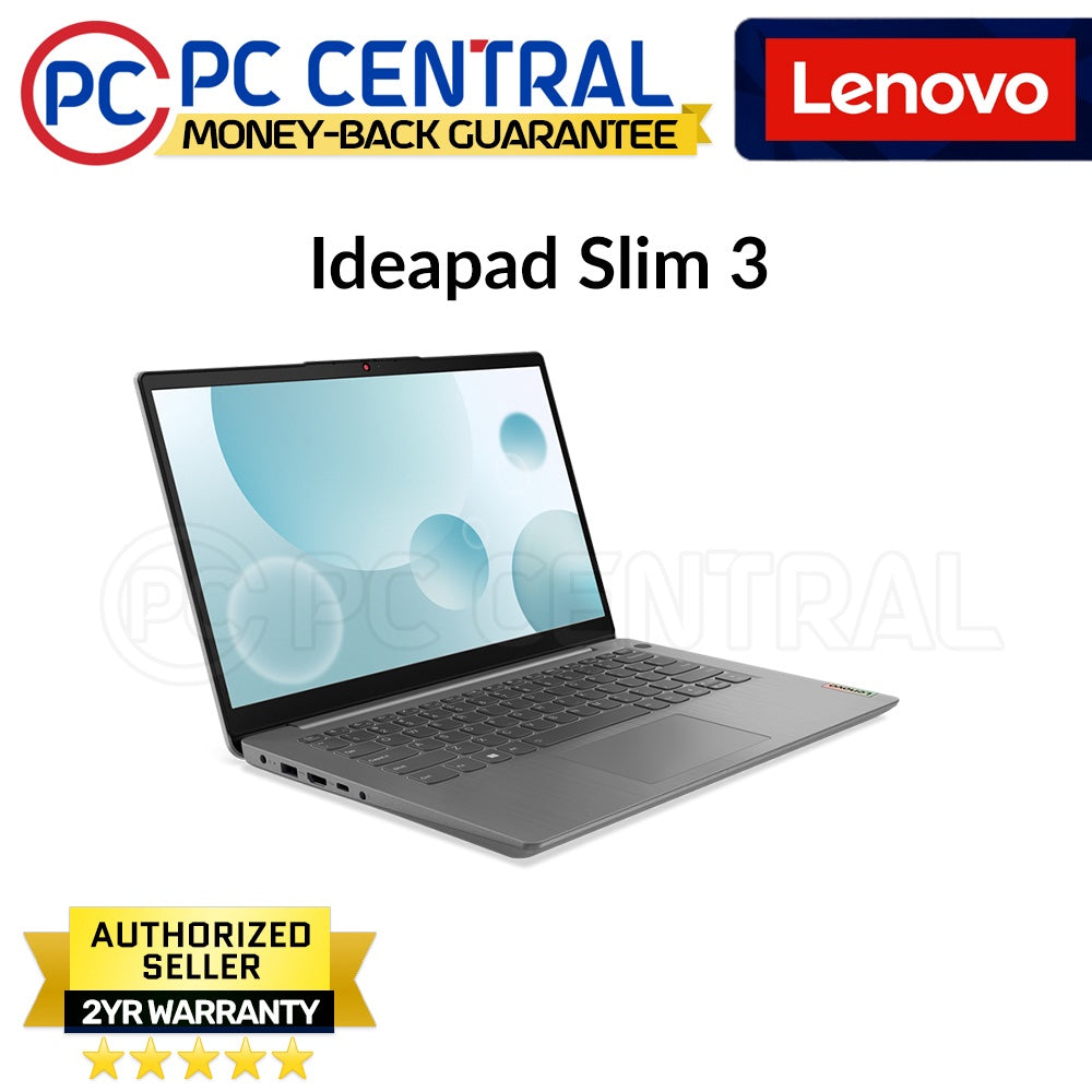 Lenovo Ideapad 3 141au7 82RJ00H5PH | 14" | Intel i3-1215U | 8GB DDR4 RAM | 512GB SSD | Intel UHD | WIN 11 HOME | PC CENTRAL