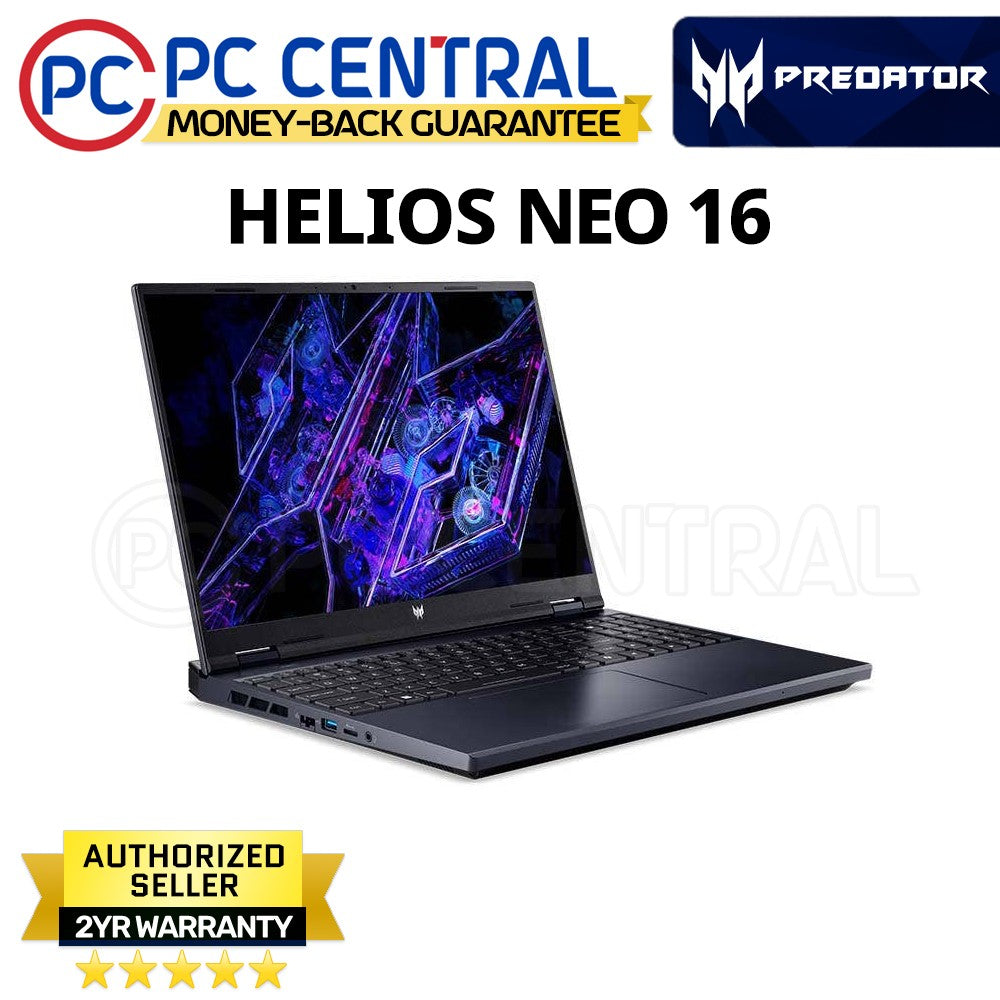 Acer Predator Helios NEO 16 (PHN16-72-52PC) Gaming Laptop | 165Hz 16" IPS Panel | Intel Core i5-14500HX | RTX 4050 6GB | 8GB DDR5 RAM | 512GB SSD (PC Central)