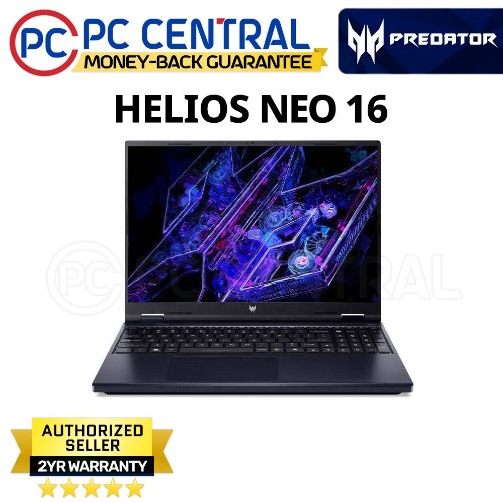 Acer Predator Helios NEO 16 75Z0 (PHN16-72-75Z0) Gaming Laptop | 165Hz 16" IPS Panel | Intel Core i7-14700HX | RTX 4060 8GB | 16GB DDR5 RAM | 512GB SSD (PC Central)