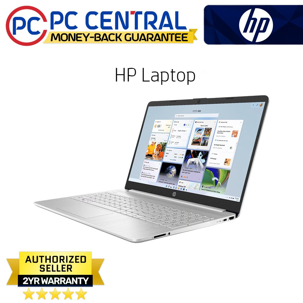 HP 15s Laptop (15s-EQ2316AU) | AMD Ryzen 5 5500U | 256GB SSD | 8GB DDR4 RAM | FREE MS OFFICE H&S (PC CENTRAL)