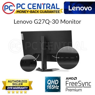 Lenovo G27Q-30 1440p 165Hz Monitor