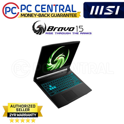 MSI Bravo 15 (C7VE-273PH) Gaming Laptop | Ryzen 5 7535HS | 8GB DRR5 | 512GB SSD | RTX 4050 6GB (PC CENTRAL)