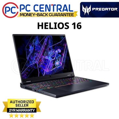 Acer Predator Helios 16 (PH16-72-94UE) Gaming Laptop | 240Hz WQXGA IPS Panel | Intel Core i9-14900HX  | RTX 4070 8GB | 16GB DDR5 RAM | 512GB SSD (PC Central)