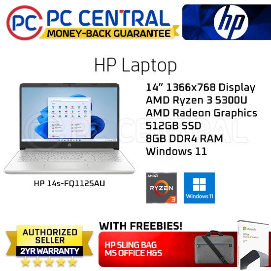 HP 14s Laptop (14s-FQ1125AU)