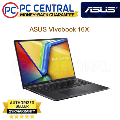 ASUS VIVOBOOK 16X (X1605ZA-MB819WSM) 16" 1920x1200 IPS| Intel Core i5-1235U | Intel Iris Xe | 16GB DDR4 RAM | 512GB SSD (PC CENTRAL)