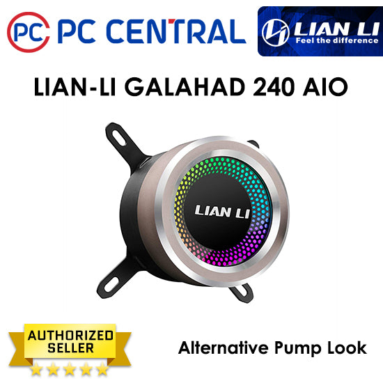 Lian Li Galahad AIO 240 A RGB Liquid CPU Cooler [Black/White]