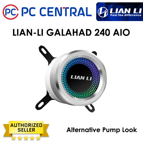 Lian Li Galahad AIO 240 A RGB Liquid CPU Cooler [Black/White]