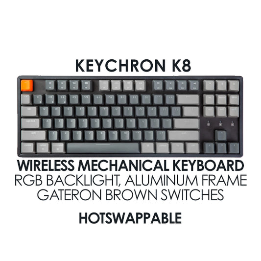 Keychron K8 Keyboard (Hotswappable)