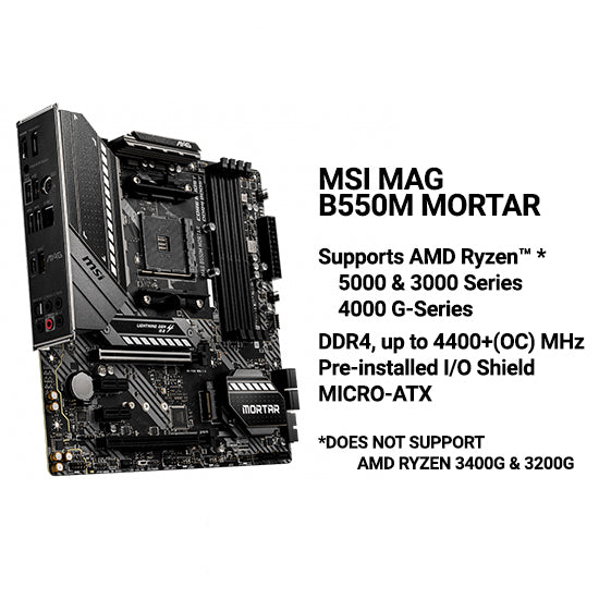 MSI MAG B550M Mortar WIFI Motherboard – PC Central
